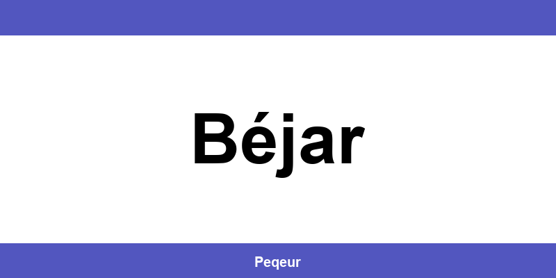 Número de teléfono de la oficina SEUR en Béjar